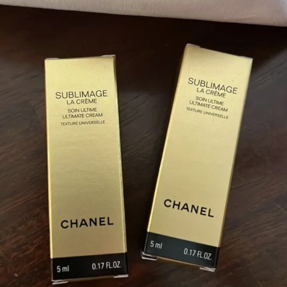 Chanel Sublimage La Creme duo with chanel drawstring bag BNIB - Picture 2 of 4